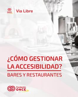 Portada ¿Cómo gestionar la accesibilidad? Bares y Restaurantes