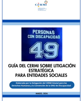 Portada Guía del CERMI sobre litigación estrarégica para entidades sociales