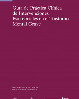 Portada del Libro Guía de práctica clínica de intervenciones psicosociales en el Trastorno Mental Grave