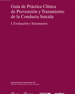 Portada del Libro Guía de práctica clínica de prevención y tratamiento de la conducta suicida. Evaluación y tratamiento