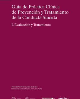 Portada del Libro Guía de práctica clínica de prevención y tratamiento de la conducta suicida. Evaluación y tratamiento