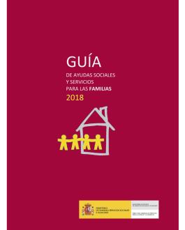 Portada Guía de ayudas sociales y servicios para las familias 2018