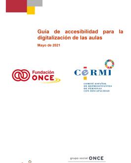 Guía de accesibilidad para la digitalización de las aulas (Mayo 2021)
