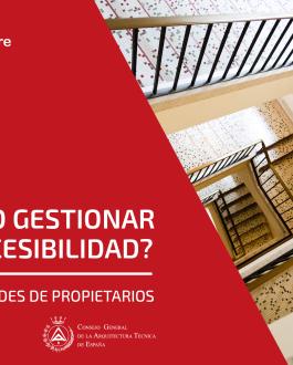 Portada ¿Cómo gestionar la accesibilidad? Comunidades de Propietarios