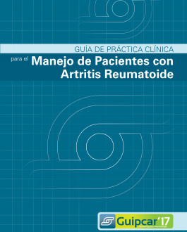 Portada Guía de práctica clínica para el manejo de pacientes con Artritis Reumatoide