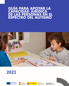 Cubierta Guía para apoyar la capacidad jurídica de las personas en el espectro del autismo