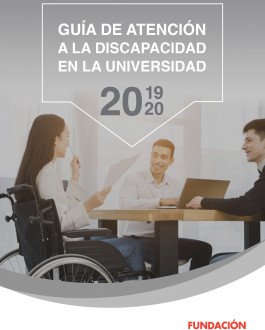 Cubierta Guía de atención a la discapacidad en la universidad 2019-2020