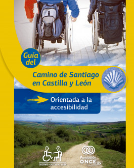 Portada Guía del camino de Santiago en Castilla y León orientadas a la accesibilidad