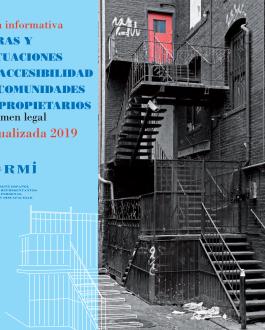 Portada Guía informativa: obras y actuaciones de accesibilidad en comunidades de propietarios. Régimen legal. Actualizada 2019
