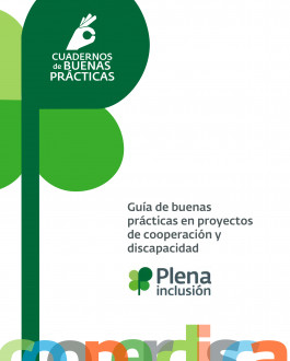 Portada Guía de buenas prácticas en proyectos de cooperación y discapacidad