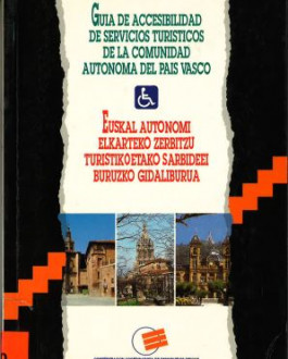 Cubierta Guía de accesibilidad de servicios turísticos de la Comunidad Autónoma del Pais Vasco 