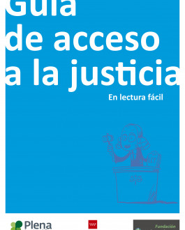 Portada Guía de acceso a la justicia en lectura fácil