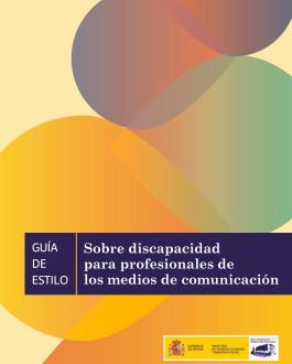 Portada Guía de estilo sobre discapacidad para profesionales de los medios de comunicación