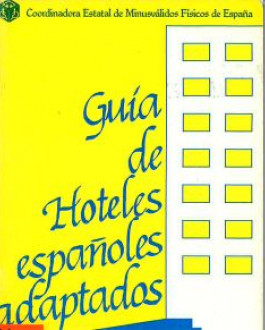 Portada folleto Guía de hoteles españoles adaptados