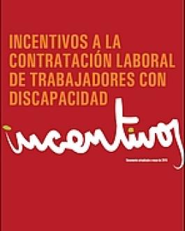 Portada de la guia Incentivos a la contratación laboral de trabajadores con discapacidad