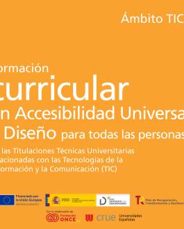 Poratda Formación curricular en Accesibilidad y Diseño para todas las personas en Titulaciones Técnicas relacionadas con las TIC