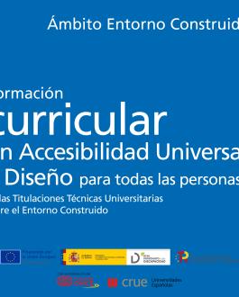 Portada Formación curricular en Accesibilidad y Diseño para todas las personas en Titulaciones Técnicas sobre el Entorno Construido