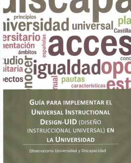 Portada del Libro Guía para implementar el Universal Instructional Design (diseño Instruccional Universal) en la Universidad