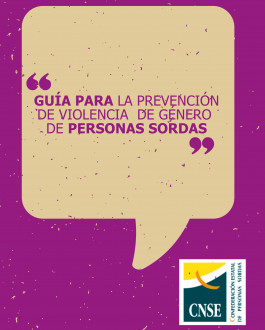 Portada Guía para la prevención de violencia de género de personas sordas