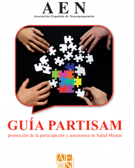 Cubierta Guía Partsam. Promoción de la participación y autonomía en Salud Mental