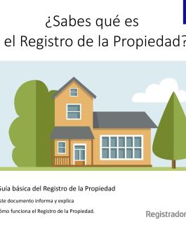 Portada Guía básica del Registro de la Propiedad (Lectura Fácil)
