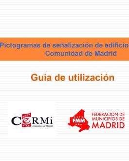 Portada Pictogramas de señalización de edificios públicos Comunidad de Madrid