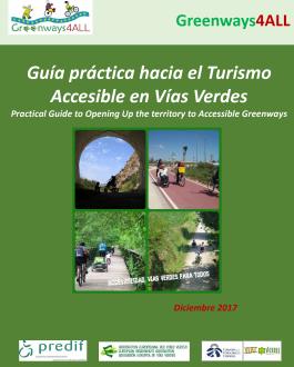 Portada Guía práctica hacia el Turismo Accesible en Vías Verdes