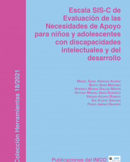 cubierta Escala SIS-C de Evaluación de las Necesidades de Apoyo para niños y adolescentes con discapacidades intelectuales y del desarrollo