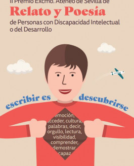 Portada II Premio Excmo. Ateneo de Sevilla de Relato y Poesía de Personas con Discapacidad Intelectual o del Desarrollo