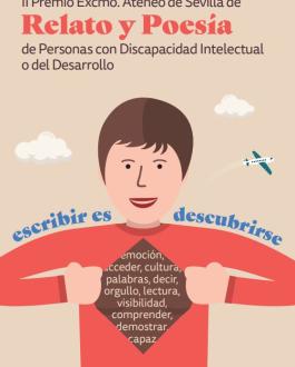 Portada II Premio Excmo. Ateneo de Sevilla de Relato y Poesía de Personas con Discapacidad Intelectual o del Desarrollo