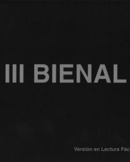 Portada III BIENAL. Versión en Lectura Fácil