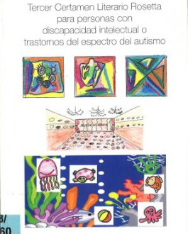 Portada Tercer certamen literario Rosetta para personas con discapacidad intelectual o trastornos del espectro del autismo