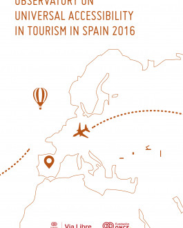 Portada Observatory on universal accessibility in tourism in Spain 2016