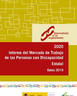 Portada Informe del Mercado de Trabajo de las Personas con Discapacidad Estatal Datos 2019