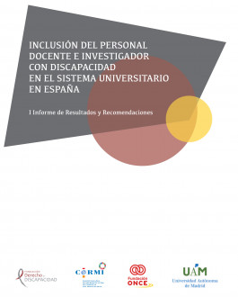 Cubierta Inclusión del personal docente e investigador con discapacidad en el sistema universitario en España