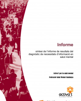 Síntesi de l’informe de resultats del diagnòstic de necessitats d’informació en salut mental
