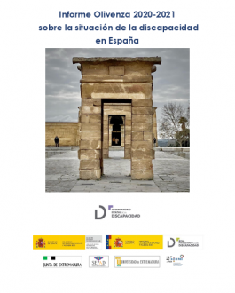 Portada Informe Olivenza 2020-2021 sobre la situación de la discapacidad en España