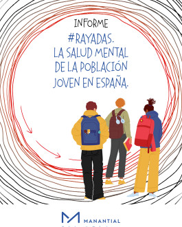 Portada Informe #rayadas. La salud Mental de la población joven en España