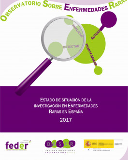 Portada Estado de situación de la investigación en Enfermedades Raras en España 2017