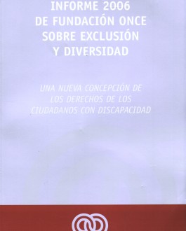 Portada del libro Informe 2006 de Fundación ONCE sobre exclusión y diversidad