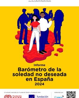 Cubierta Informe Barómetro de la soledad no deseada en España 2024