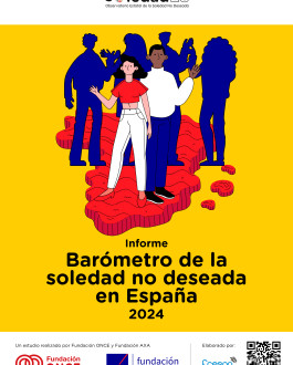 Cubierta Informe Barómetro de la soledad no deseada en España 2024