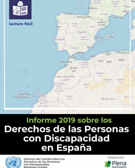 Cubierta Informe 2019 sobre los derechos de las personas con discapacidad en España