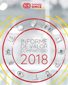 Portada Informe de valor compartido 2018 Fundación ONCE