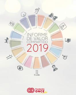 Portada Informe de Valor Compartido 2019 de Fundación ONCE