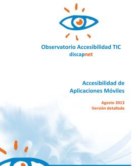Portada accesibilidad de aplicaciones móviles
