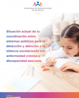 Portada Situación actual de la coordinación entre sistemas públicos para la detección y atención a la infancia escolarizada con enfermedad crónica y discapacidad asociada