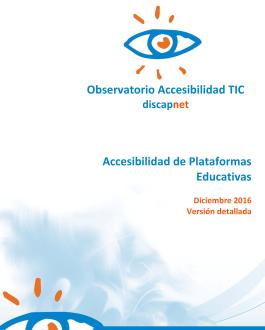 Portada Accesibilidad de Plataformas Educativas
