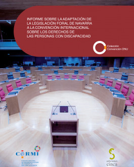 Portada Informe sobre la adaptación de la legislación foral de Navarra a la Convención Internacional sobre los Derechos de las Personas con Discapacidad