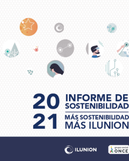 Portada Informe de Sostenibilidad 2021 ILUNION